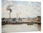 Quay at Saint-Sever, Rouen by Camille Pissaro