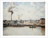 Quay at Saint-Sever, Rouen by Camille Pissaro