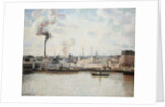 Quay at Saint-Sever, Rouen by Camille Pissaro