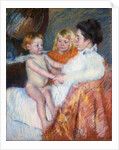 Mother, Sara, and the Baby by Mary Cassatt