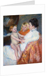 Mother, Sara, and the Baby by Mary Cassatt