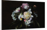 Peonies, White Violets, Roses by Henri Fantin-Latour