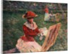 Blanche Hoschede Painting by Claude Monet