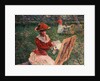 Blanche Hoschede Painting by Claude Monet