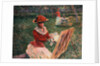 Blanche Hoschede Painting by Claude Monet