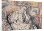 Woman Resting on a Couch by Georges Lemmen