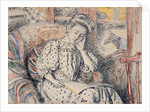 Woman Resting on a Couch by Georges Lemmen