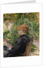 Red-Headed Woman Sitting in the Garden of Mr. Forest by Henri de Toulouse-Lautrec