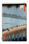 Ohashi, Sudden Shower at Atake by Ando Hiroshige