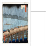 Ohashi, Sudden Shower at Atake by Ando Hiroshige
