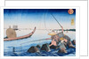 Oban Yoko-e Teppozu from the Series Famous Places of the Eastern Capital by Utagawa Kuniyoshi