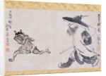 Shoki and Demon by Sakaki Hyakusen and Yosa Buson by Anonymous