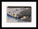 White Rain, Shono by Utagawa Hiroshige