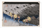 White Rain, Shono by Utagawa Hiroshige