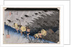 White Rain, Shono by Utagawa Hiroshige