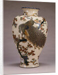 Large Satsuma Ovoid Vase, Meiji Period by Anonymous
