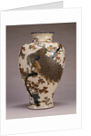 Large Satsuma Ovoid Vase, Meiji Period by Anonymous