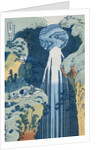 Amida Waterfall on the Kiso Highway from the Series To the Waterfalls of All the Provinces by HOKUSAI