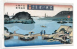 Twilight, Atami from the Series Eight Views of Famous Places by Utagawa Toyokuni II