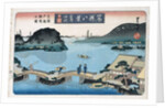 Twilight, Atami from the Series Eight Views of Famous Places by Utagawa Toyokuni II