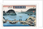 Twilight, Atami from the Series Eight Views of Famous Places by Utagawa Toyokuni II