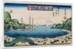 Returning Ships, Kanazawa from the Series Eight Views of Famous Places by Utagawa Toyokuni II