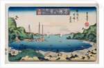 Returning Ships, Kanazawa from the Series Eight Views of Famous Places by Utagawa Toyokuni II