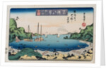 Returning Ships, Kanazawa from the Series Eight Views of Famous Places by Utagawa Toyokuni II