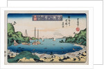 Returning Ships, Kanazawa from the Series Eight Views of Famous Places by Utagawa Toyokuni II