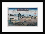 Evening Bell, Kamakura from the Series Eight Views of Famous Places by Utagawa Toyokuni II