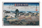 Evening Bell, Kamakura from the Series Eight Views of Famous Places by Utagawa Toyokuni II