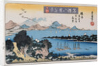 Descending Geese, Miho from the Series Eight Views of Famous Places by Utagawa Toyokuni II