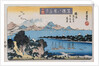 Descending Geese, Miho from the Series Eight Views of Famous Places by Utagawa Toyokuni II