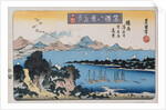 Descending Geese, Miho from the Series Eight Views of Famous Places by Utagawa Toyokuni II