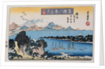 Descending Geese, Miho from the Series Eight Views of Famous Places by Utagawa Toyokuni II