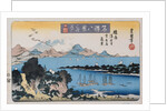 Descending Geese, Miho from the Series Eight Views of Famous Places by Utagawa Toyokuni II