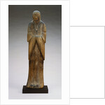 Antique Japanese Wood Figure of a Shinto Goddess by Anonymous