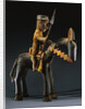 A Bamana Wood Equestrian Marionette by Anonymous