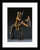 A Bamana Wood Equestrian Marionette by Anonymous