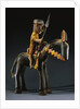 A Bamana Wood Equestrian Marionette by Anonymous