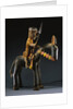 A Bamana Wood Equestrian Marionette by Anonymous