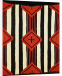 A Classic Navajo Chief's Wearing Blanket by Anonymous