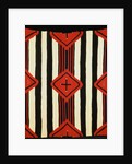 A Classic Navajo Chief's Wearing Blanket by Anonymous