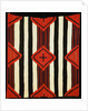 A Classic Navajo Chief's Wearing Blanket by Anonymous