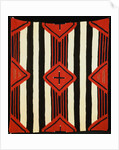 A Classic Navajo Chief's Wearing Blanket by Anonymous