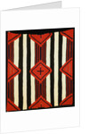 A Classic Navajo Chief's Wearing Blanket by Anonymous