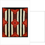 A Classic Navajo Chief's Wearing Blanket by Anonymous