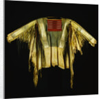 Sioux Warrior's Shirt Adorned with Quillwork, Pigment and Hair by Anonymous