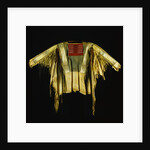 Sioux Warrior's Shirt Adorned with Quillwork, Pigment and Hair by Anonymous