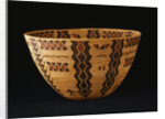 A Fine Yokuts Polychrome Coiled Basketry Bowl by Anonymous